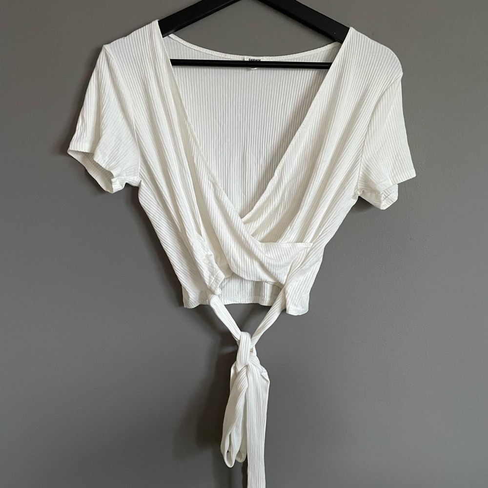 Garage White Wrap Top
